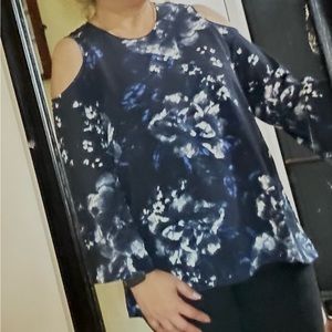 DH2 Diane Gilman blouse with bare shoulders